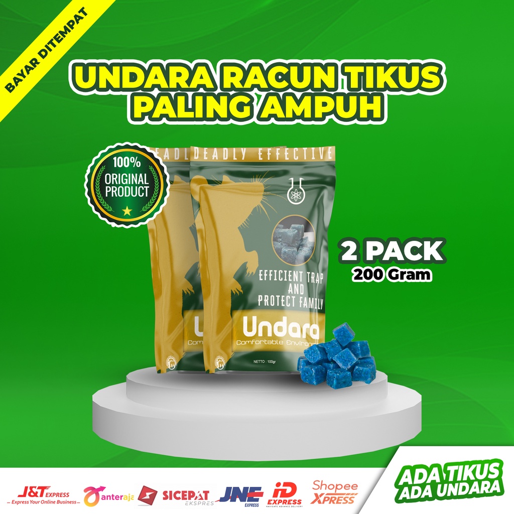 Racun UNDARA 200gr COD Original Racuntikus Jebakan Lem Pembasmi Alat Obat Pengusir Perangkap Anti Pe