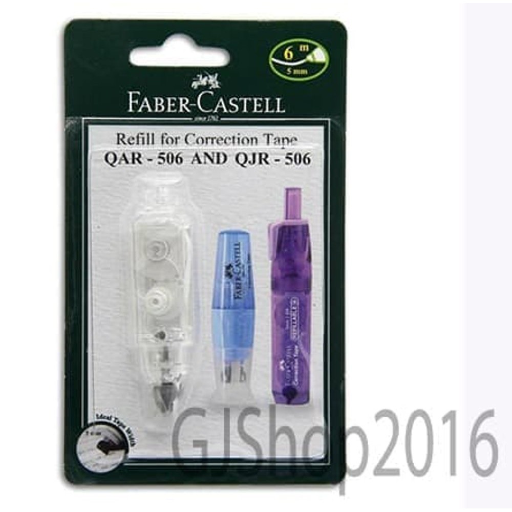 

Jual Refill Correction Tape Faber Castell QJR 506 QAR 506 Isi Ulang Limited