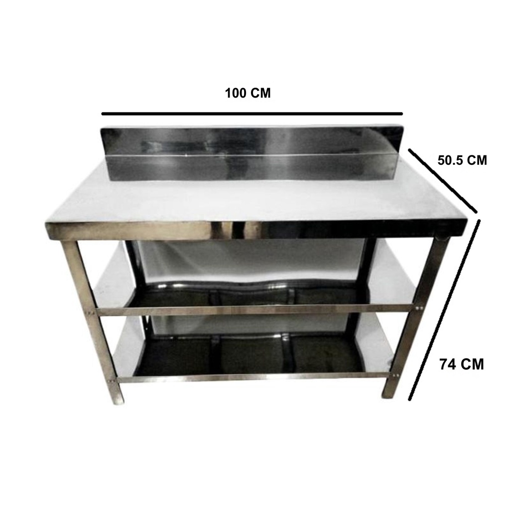 meja stainless dapur serbaguna