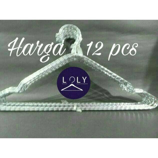 ☚ HANGER GANTUNGAN BESI STAINLESS ULIR 12pcs ♀