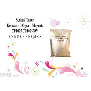 Serbuk Toner Kemasan 500gram Magenta CP1025 CP1025NW CP1215 CP1515 CP1