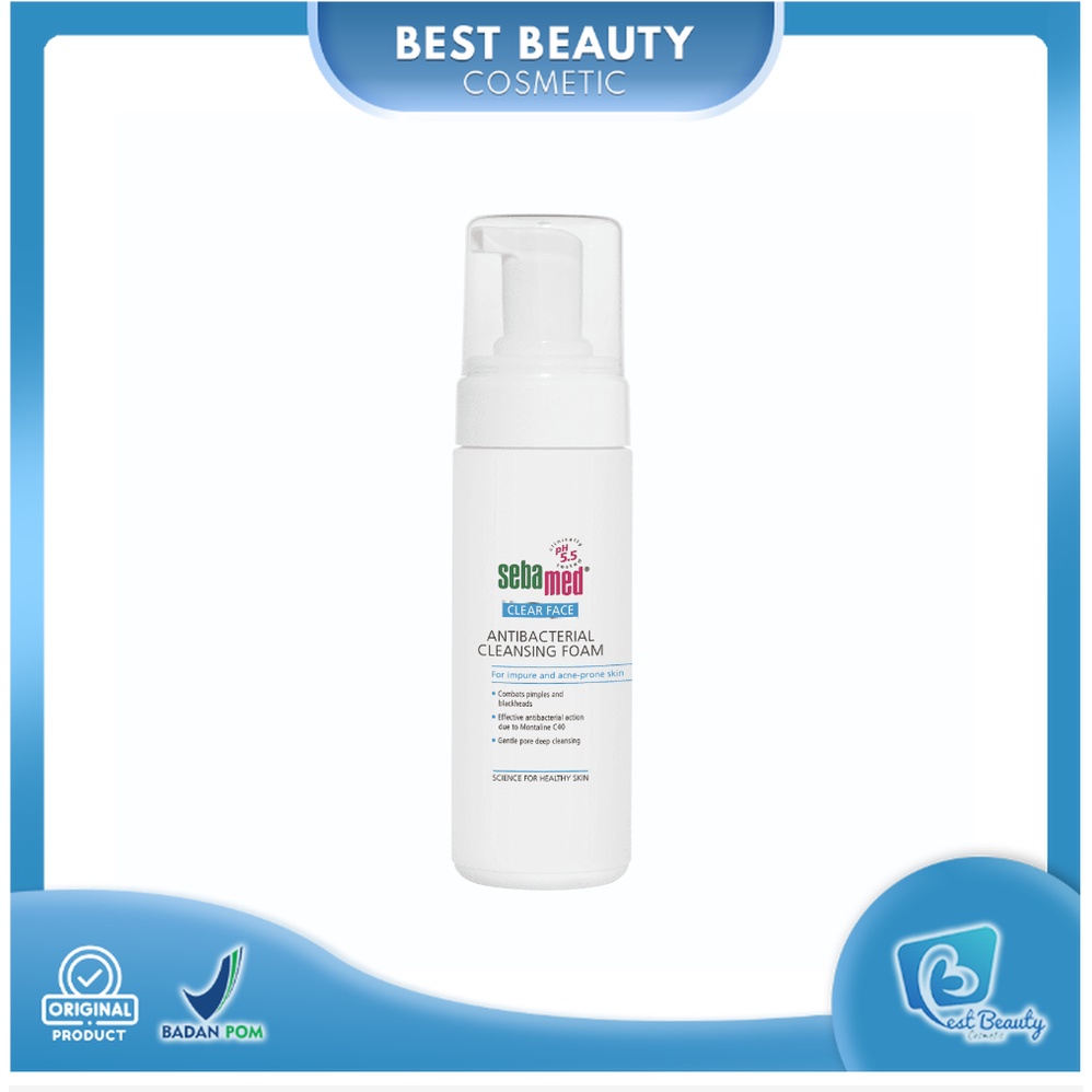 ★ BB ★ SEBAMED CLEAR FACE Antibacterial Cleansing Foam | 150ml