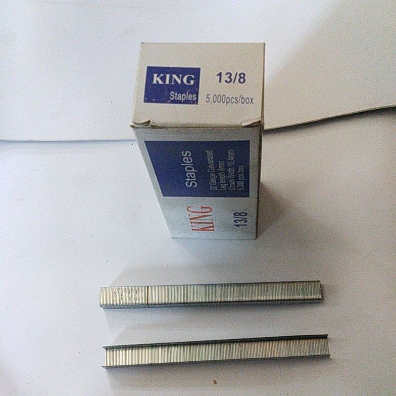 

Isi Refill Stapler Steples Tembak 8m dan 6m 13/8, 13/6 5000pcs