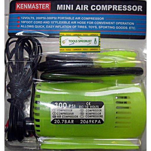 Mini Air Compressor / Pompa Angin KENMASTER 300 PSI
