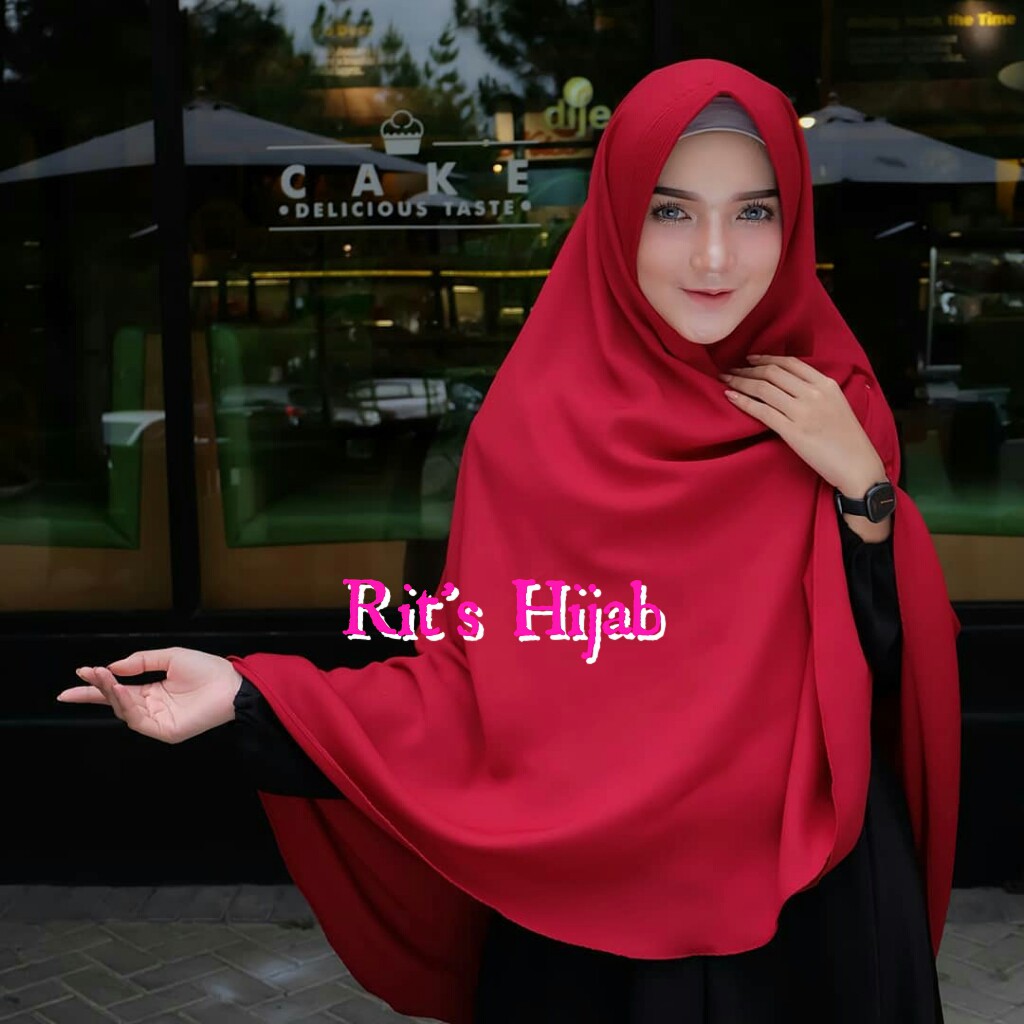 DAILY KHIMAR RERE SUPER JUMBO XL PET ANTEM INSTAN SYARI HIJAB ANAYA INSTANT SIMPEL SYAR'I MURAH SALE