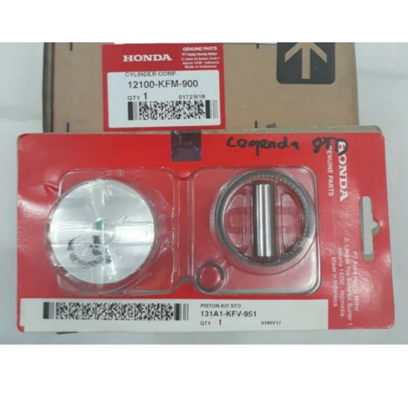 blok seher boring set komplit legenda-supra fit-supra fit new original honda ahm