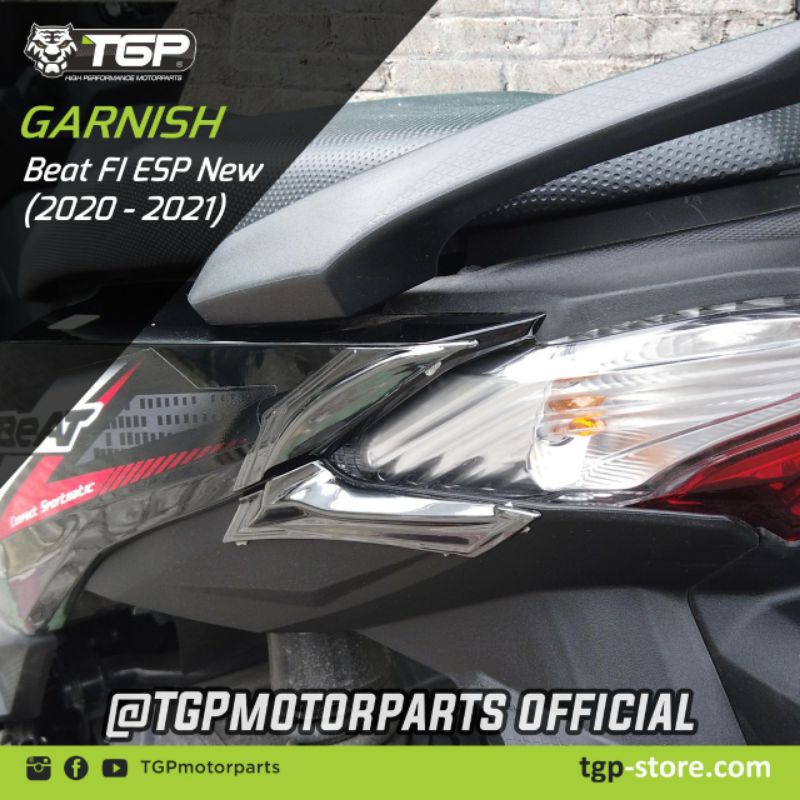 garnish lampu belakang / cover list belakang beat 2020-2021