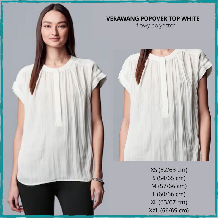 Blouse Wanita Murah Vera Wang Popover Top 5 Warna