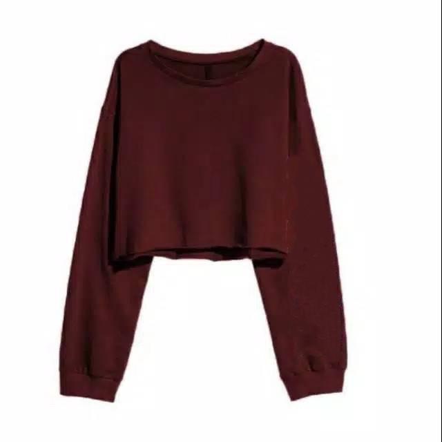 GLOW SWEATER CROP BASIC (LD 96 , P 45)