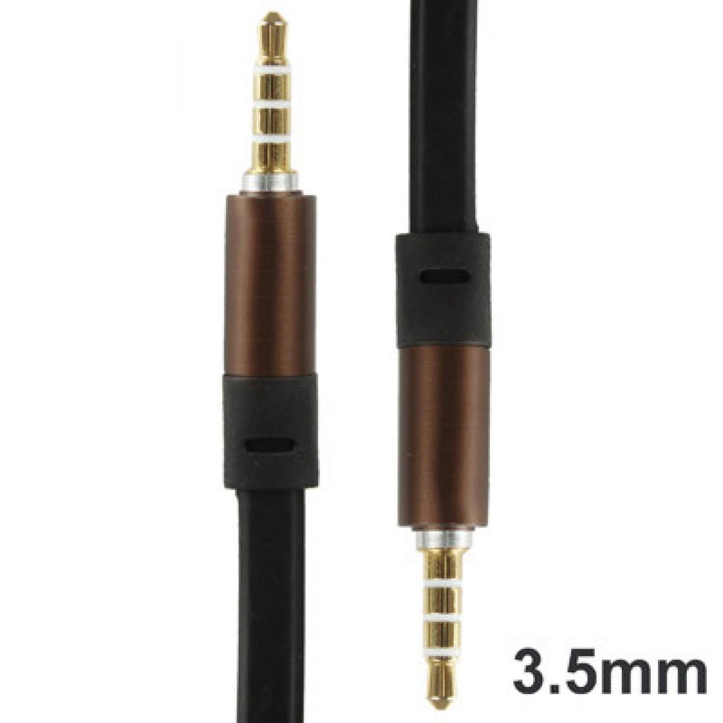 Kabel AUX 3.5mm colokan musik audio HiFi Noodle Design 1m ROVTOP S-IP4G