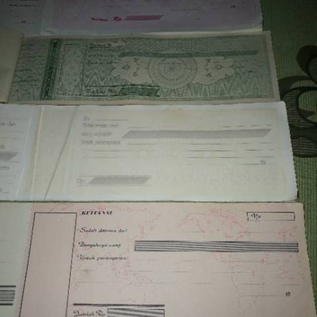 Kwitansi lama tahun 19..an