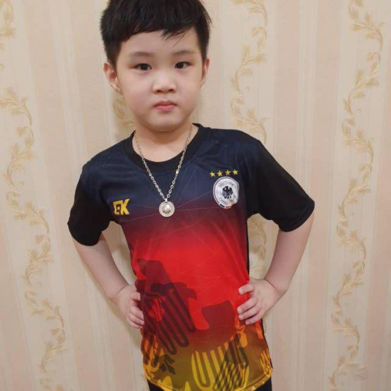 1 SET kaos anak2 Baju Bola/ Kaos Bola Jerman piala dunia EURO 2021 printing murah S/M/L 6-12 tahun