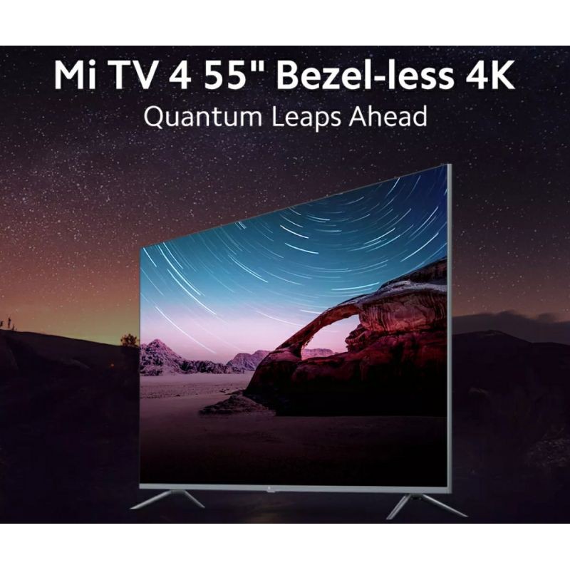 Xiaomi Smart TV Android 10 Mi TV Q1E 55 Inch 4K QLED 2/32 GB Bezelless Garansi Resmi Digital