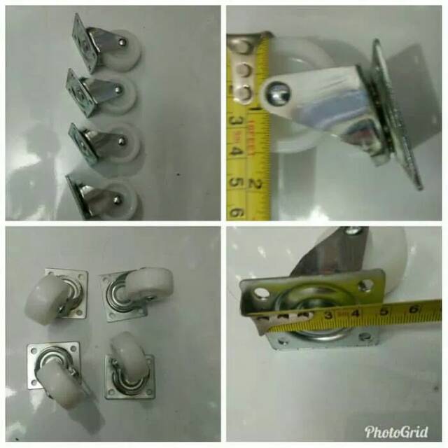 Roda etalase 1set (4psc)