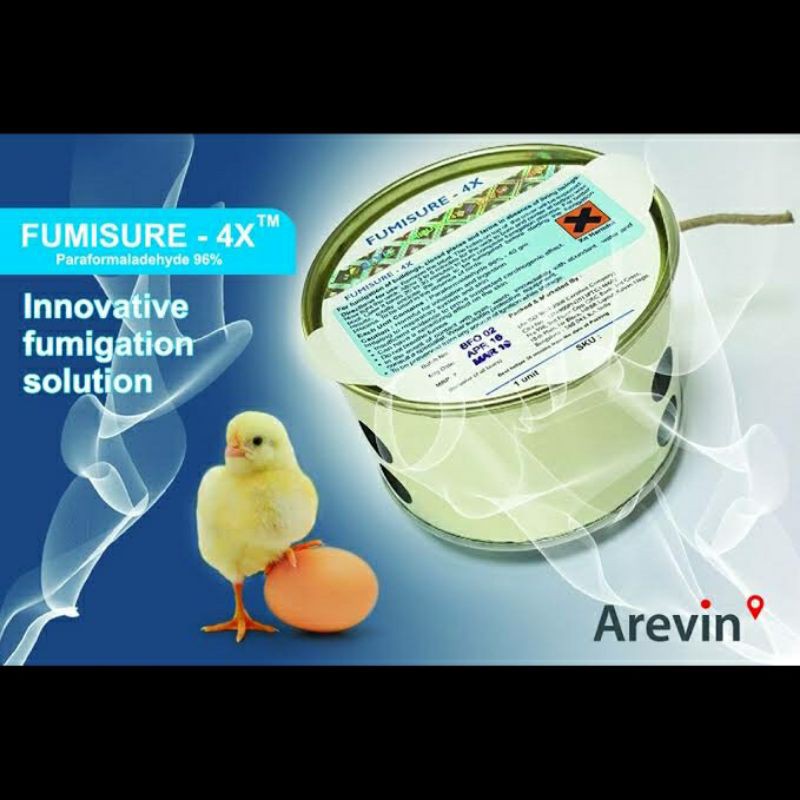 Arevin Fumisure 4X - Sterilisasi & Fumigasi Kandang Aman & Efektif