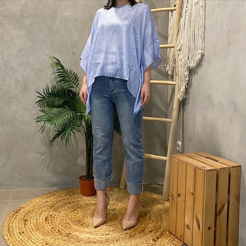 Loose Basic ( Hanya Atasan ) Atasan Viscose Polos | Loose Basic Batik Viscose Polos | Blouse Model Loose | Loose Basic Atasan Viscose Polos Batik | Loose Basic Batik Polos Bahan Viscose