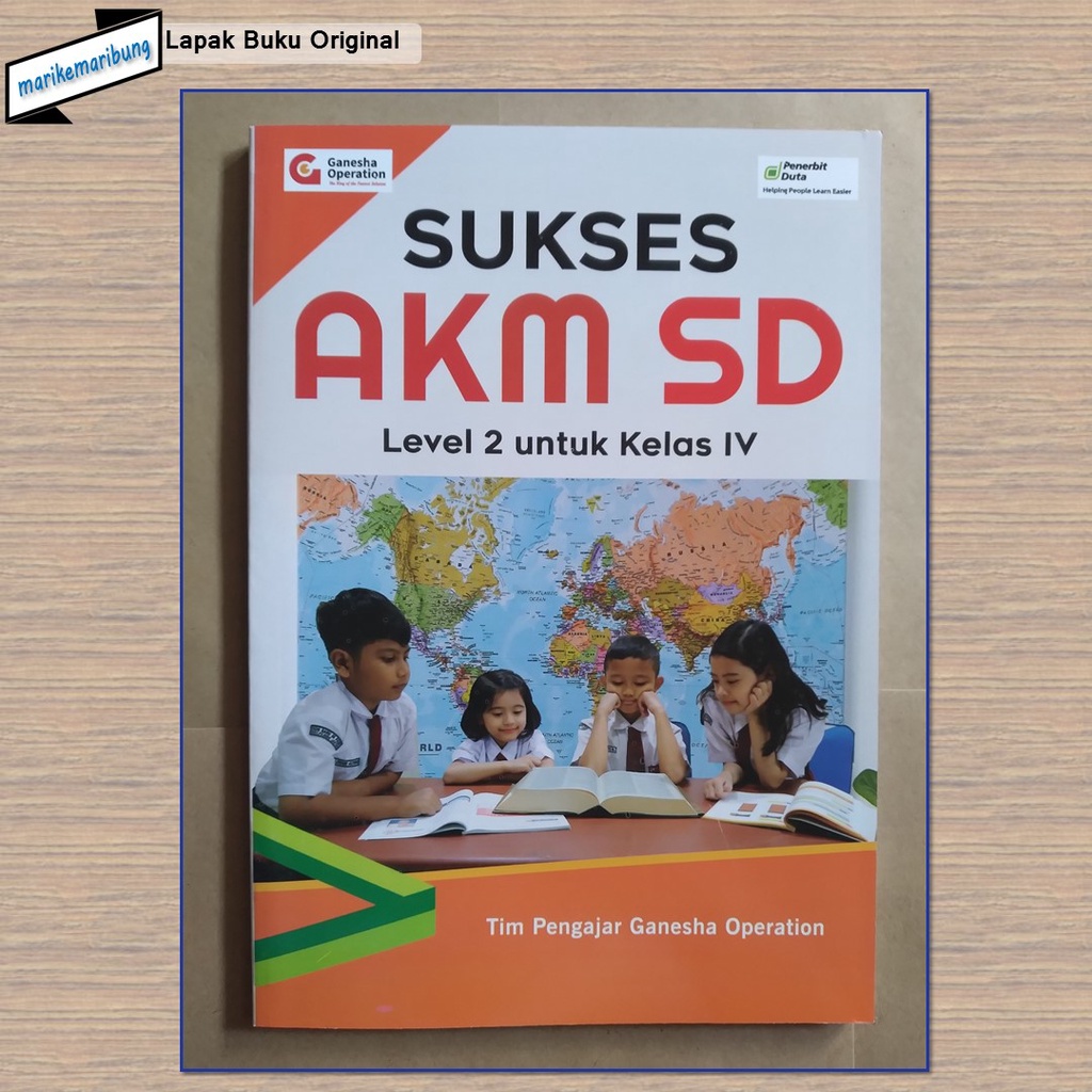 Buku AKM Level 2 untuk Kelas 4 SD Ganesha Operation