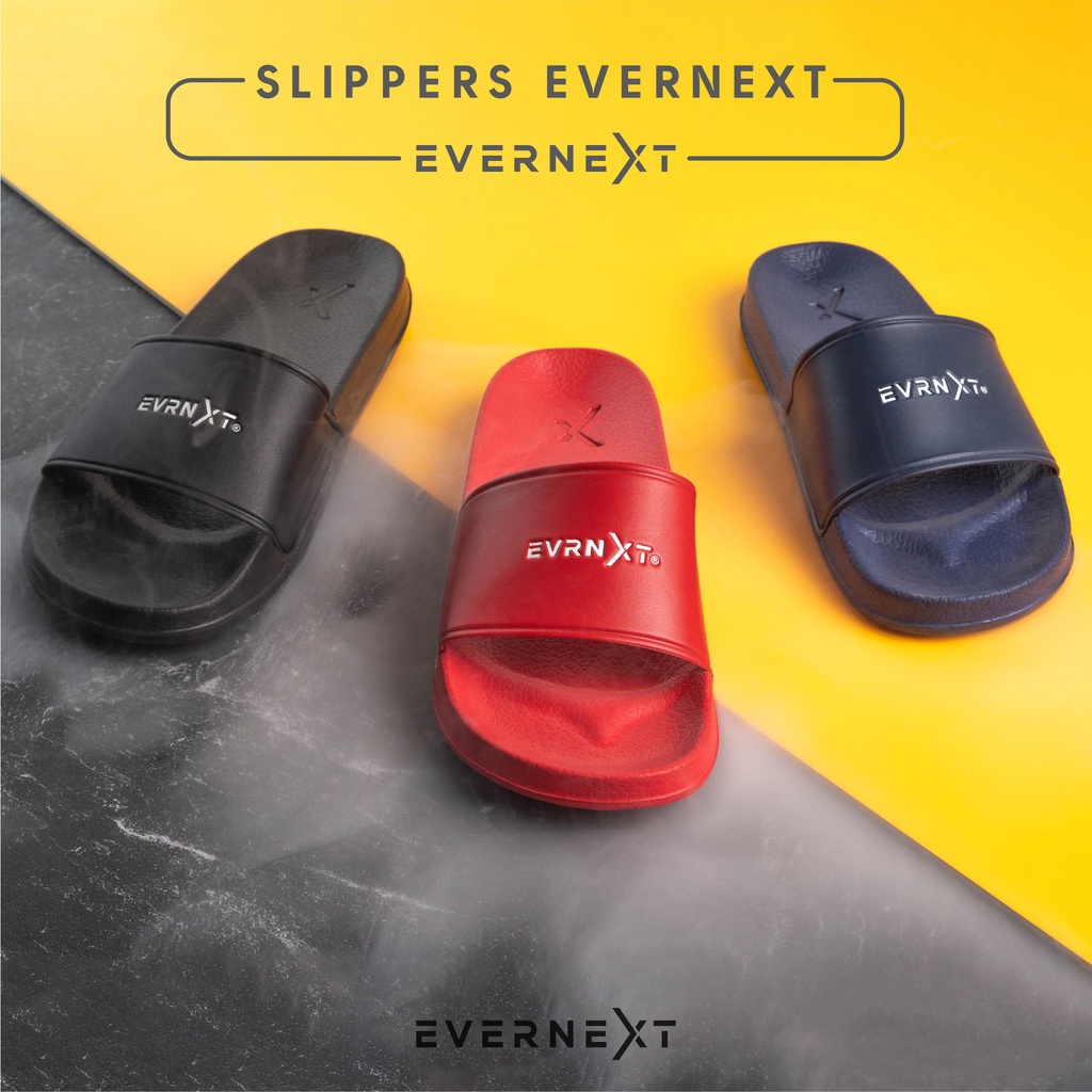 Slipper Pria Wanita EVERNEXT Sandal DIstro Anti Air Anti Licin