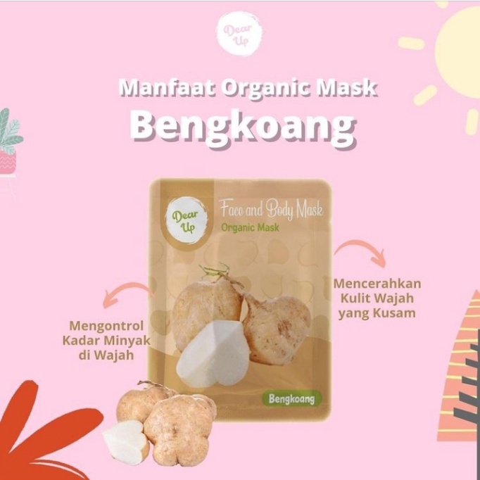 Dear Up Organik Masker 20gr BPOM