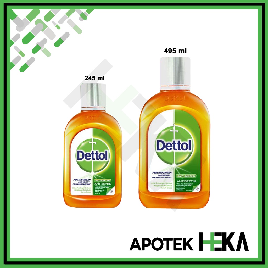 Dettol Cairan Antiseptik Ukuran 245 ml / 495 ml (SEMARANG)