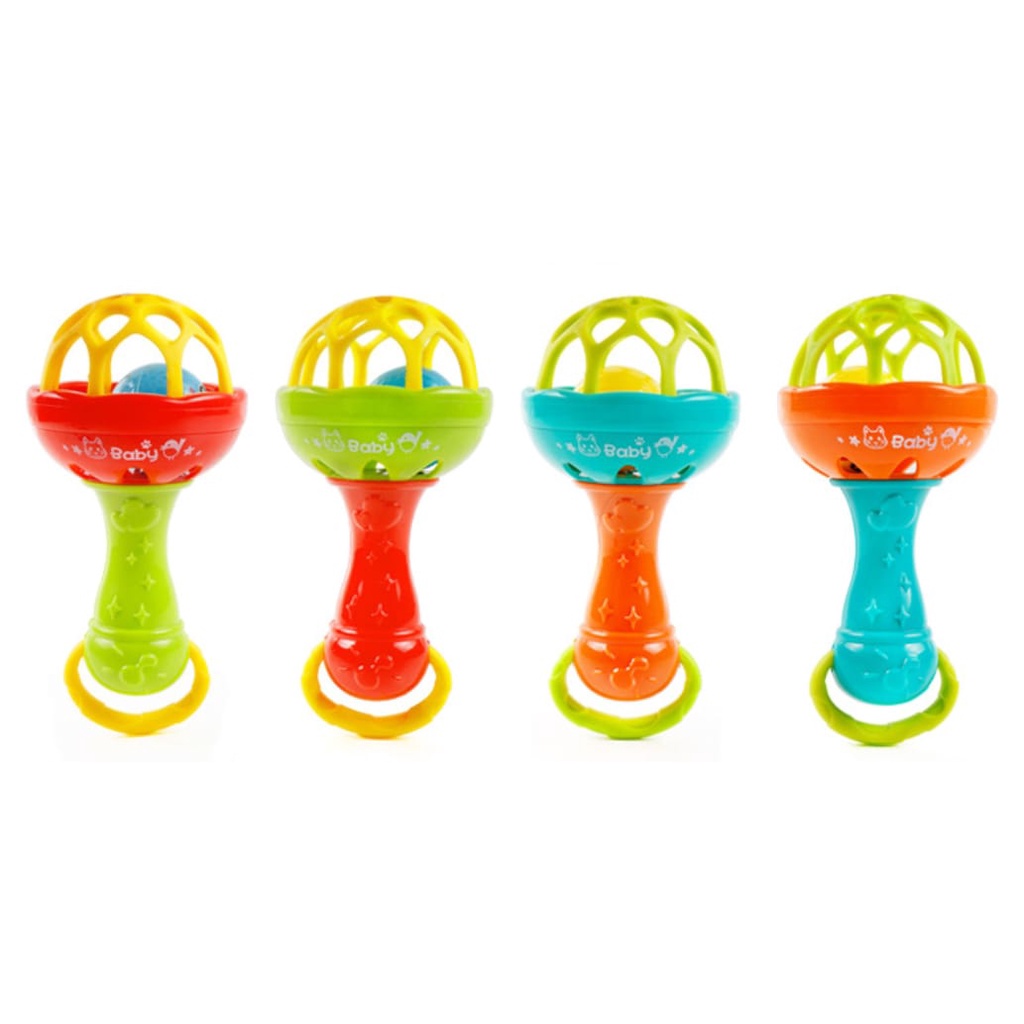 [BIG SALE] Mainan Kerincingan Bayi / teether rattle stick/mainan gigitan bayi BPA FREE