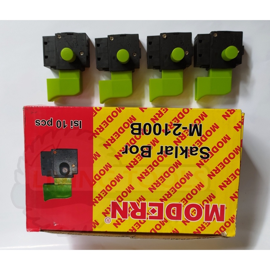 Switch Bor Modern 10mm M2100B / JIZ10 Saklar Mesin Bor