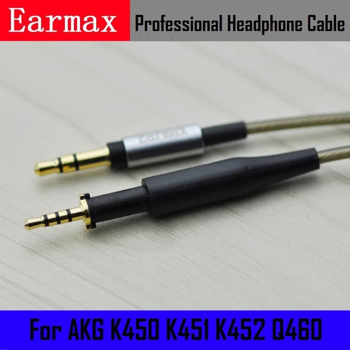 Earmax Headphone Cable Replacement For AKG K450 K451 K452 Q460 K480