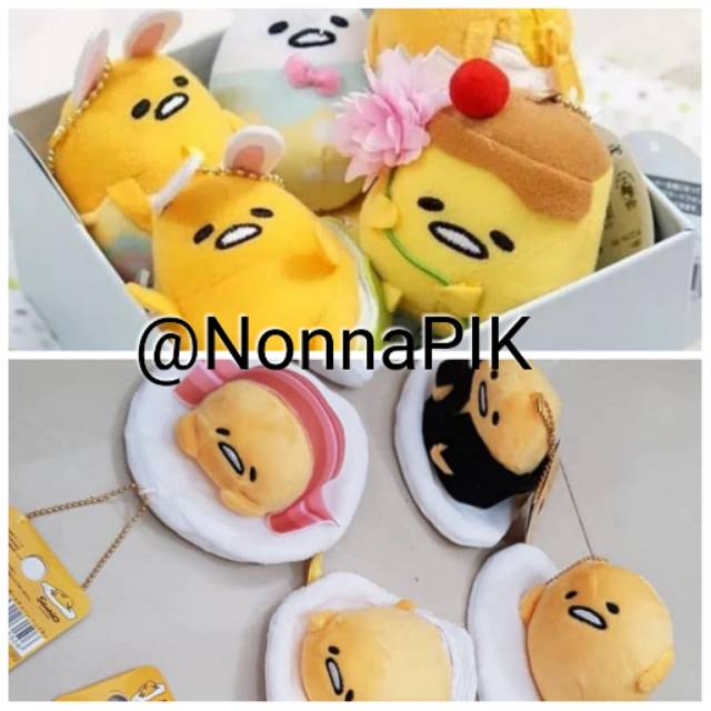 Gantungan Kunci / Keychain Gudetama Ukuran L &amp; S