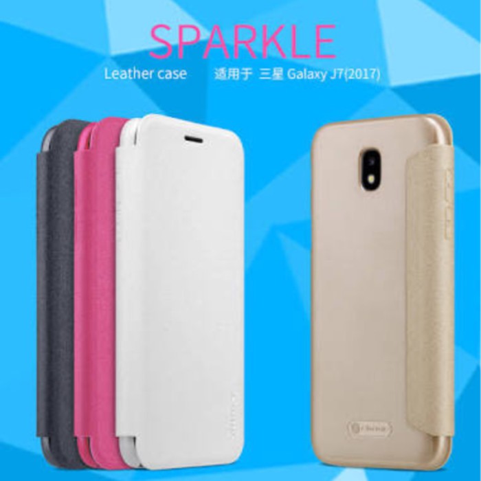 SAMSUNG Galaxy J7 Pro / 2017 Flip Cover NILLKIN SPARKLE Hard Case