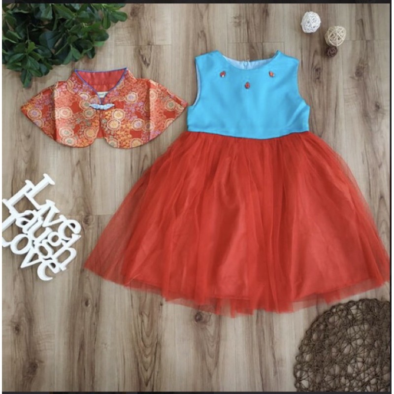Dress Anak / Dress Tutu Anak/ Dress Cheongsam Anak - Mardi Amber
