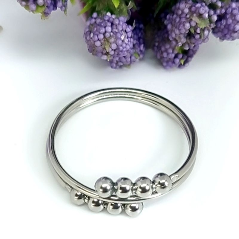 Gelang anak baja Putih anti alergi anti luntur jaminan 100%