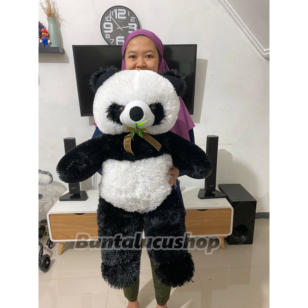 Boneka panda Rumput XL Berdiri 65cm Dijamin BESAR