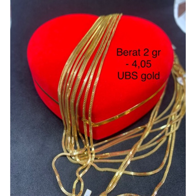 Kalung emas asli model milano mas UBS 700