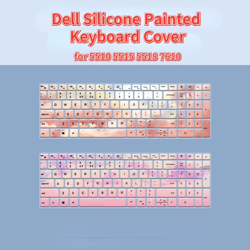 Dell Inspiron 15 Pro Vostro 5510 Film Pelindung Keyboard Laptop 5515 5518 Motif Kartun