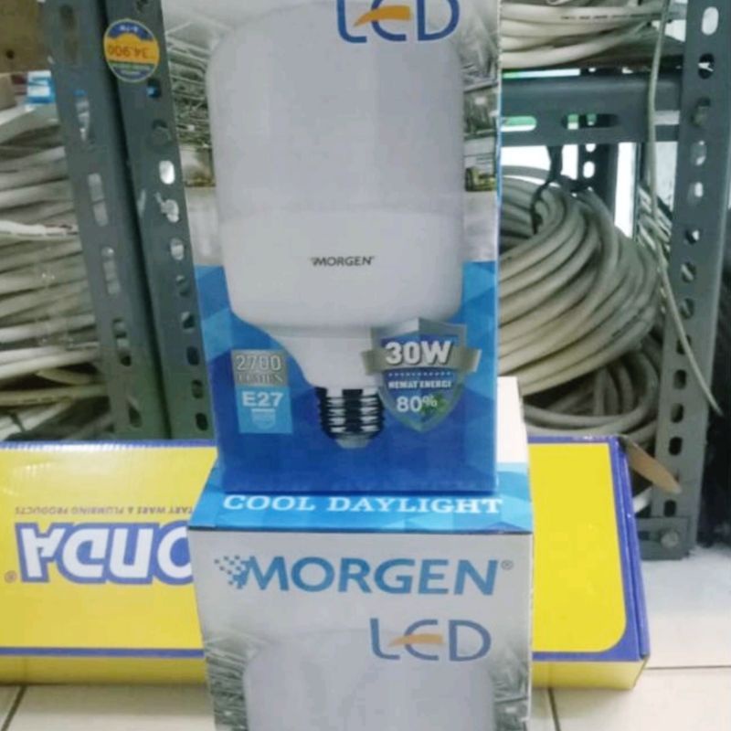 LAMPU LED MORGEN 30 WATT/LAMPU HEMAT LISTRIK SUPER TERANG