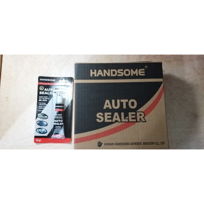 LEM KACA/LEM SEALER SEALANT 35GR HANDSOME/AUTO SEALER SEALANT/LEM KACA/RUBBER HITAM TERLARIS