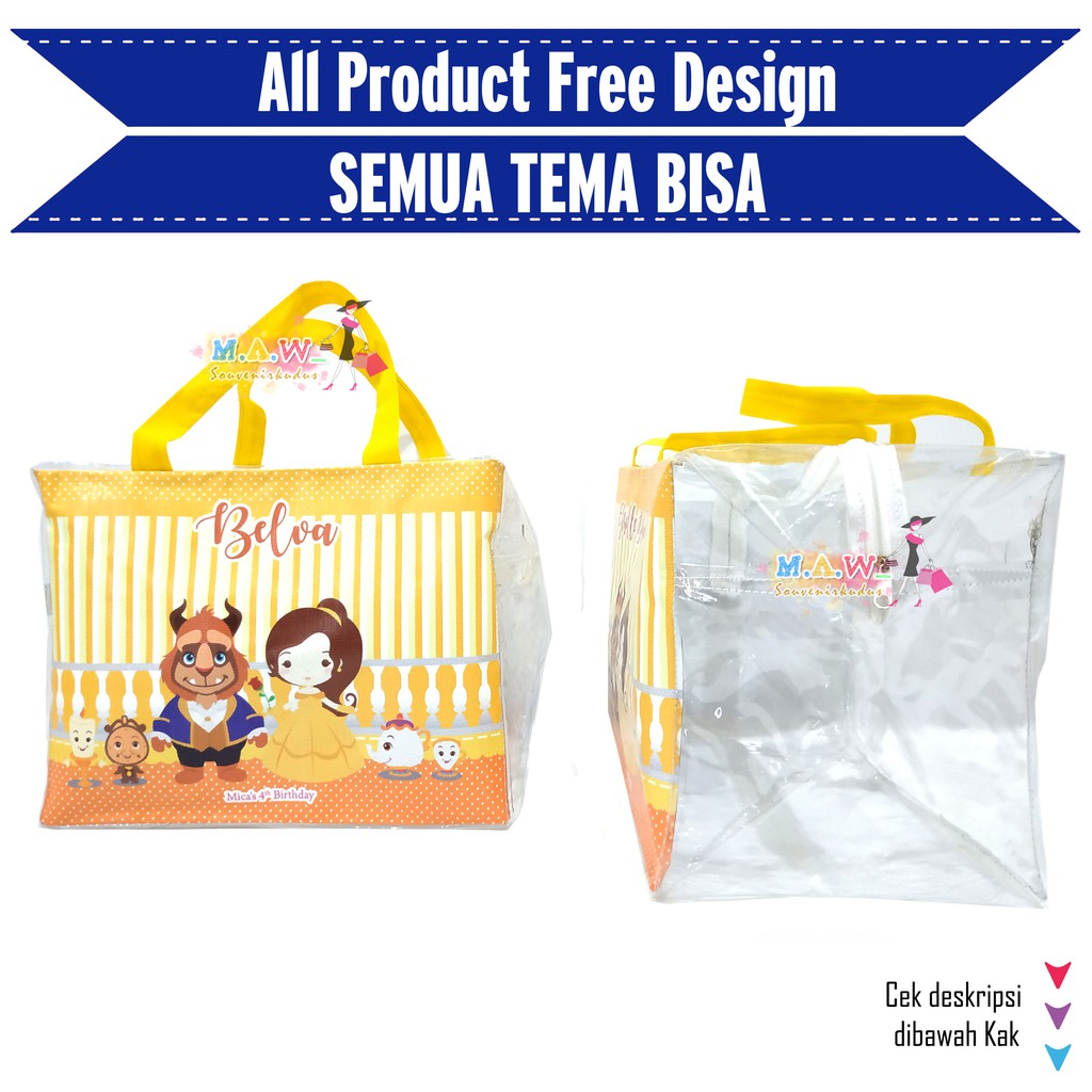 Tas Souvenir Ulang Tahun / Tas Souvenir / Goodie Bag / tas ultah / tas lebaran / TAS MIKA-1