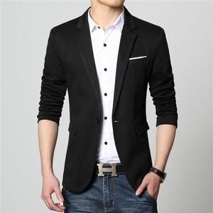 BLAZER PRIA SLIM BLACK MEN PARTY SUIT CASUAL WARNA HITAM SLIMFIT ORIGINAL NIKAYU