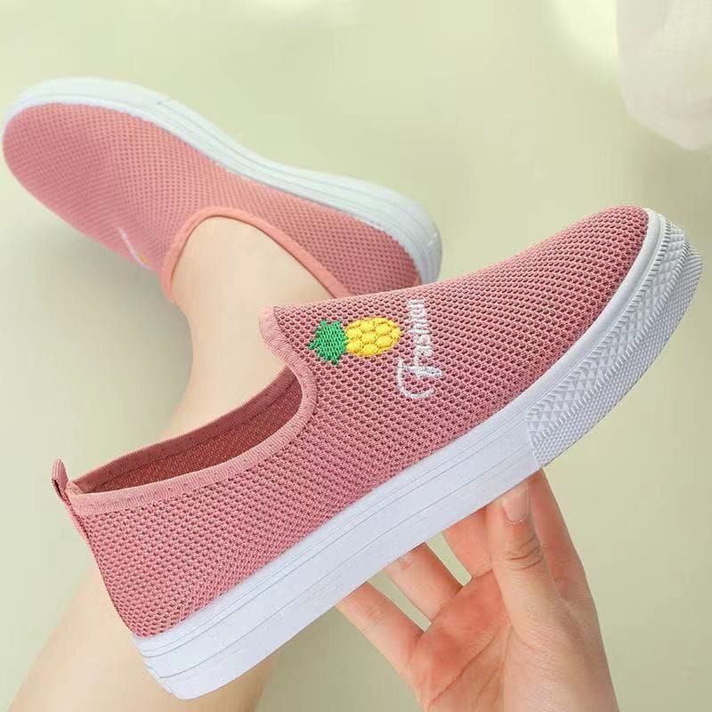 Medan Termurah KD011 Size 36-40 Sepatu slip on import Sneakers wanita import