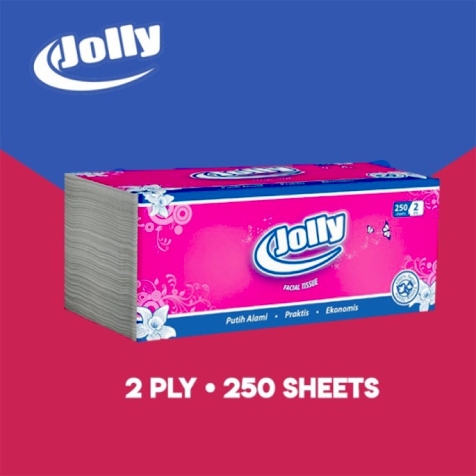 Tisu Tissue JOLLY 250 sheets 2ply