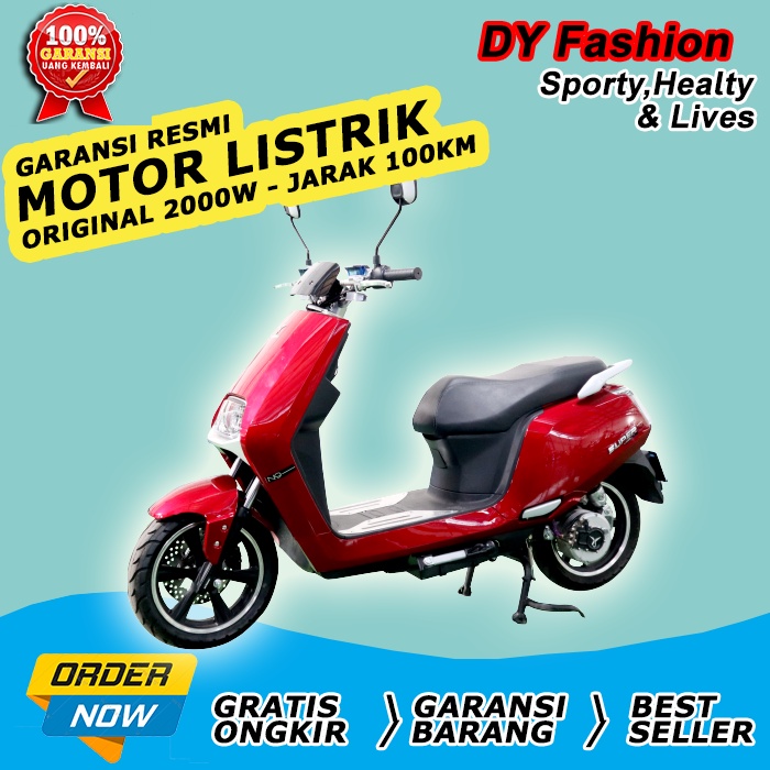 Sepeda motor listrik dewasa uwinfly N9 2000w SP65 Original Baterai 100km Promo Pria wanita