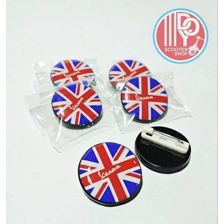 Pin button Vespa Bros vespa