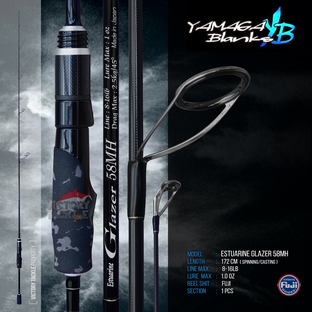 JORAN PANCING | YAMAGA BLANKS ESTUARINE GLAZER 58 MH PREDATOR HUNTING