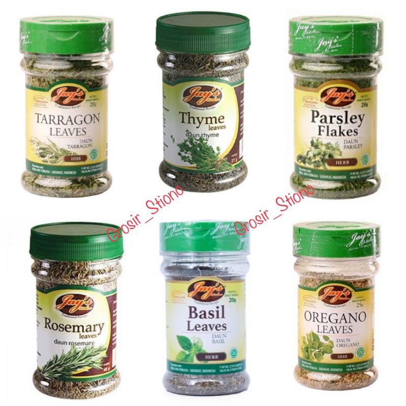 

Bay leaves/Oregano Basil Leaves Italian Herb/Jays Daun Rempah/Tyhme/Rosemary/daun Parsley/Tarragon