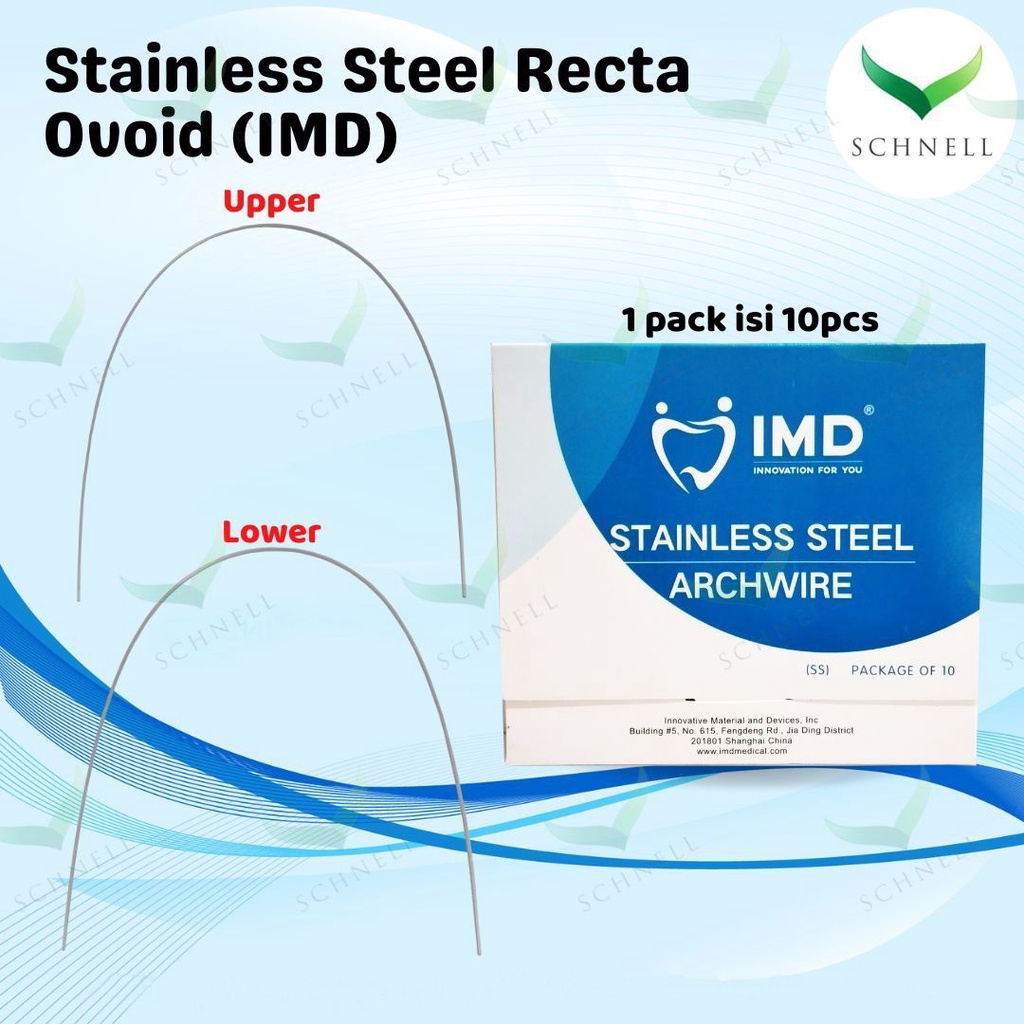 Jual Kawat Niti Behel Stainless Steel Recta Imd Pack Isi Pcs