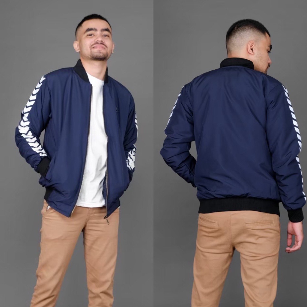 Jaket Pria Bomber NOW ORI