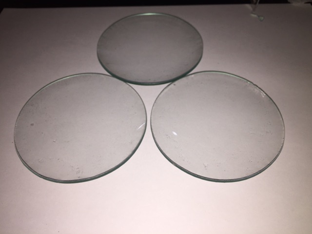 Kaca Arloji/Cermin Arloji/Gelas Arloji berbagai diameter