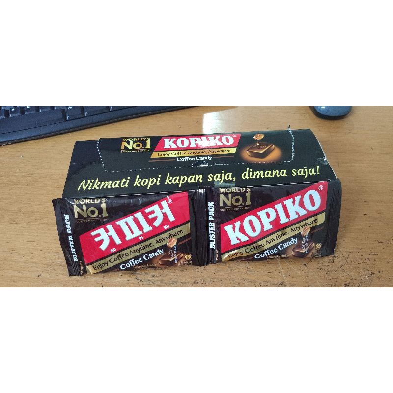 

✅ BIKIN ELEK ✅ kopiko candy korean drama - Kopiko - Kopiko Coffee Candy Blister Pack - 288gr - 1 Box 12 pack @24 g - permen