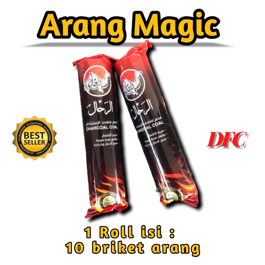 Arang Magic charco lite-bara - areng - Shisha Charcoal Bri