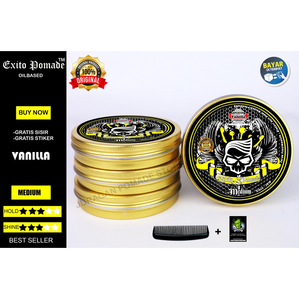 EXITO POMADE OILBASED 3 OZ FREE SISIR STICKER